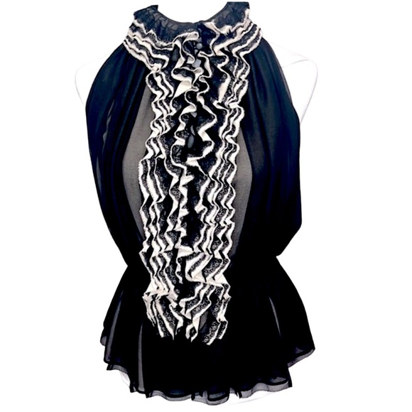 Neiman Marcus Ruffled Blouse - Picture 2 of 5